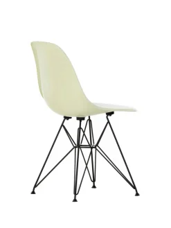 Eames Fiberglass Chair DSR, sortlakeret fra<Vitra Clearance