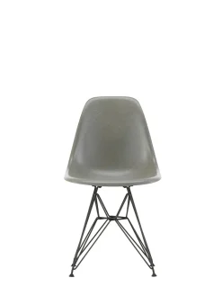 Eames Fiberglass Chair DSR, sortlakeret fra<Vitra Clearance