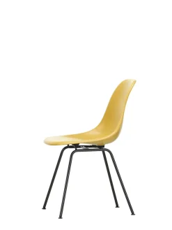 Eames Fiberglass Chair DSX, sortlakeret fra<Vitra Best