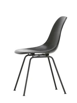 Eames Fiberglass Chair DSX, sortlakeret fra<Vitra Best