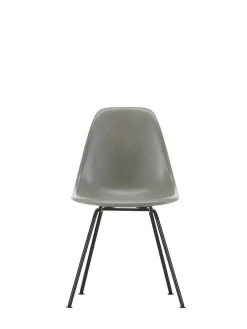 Eames Fiberglass Chair DSX, sortlakeret fra<Vitra Best