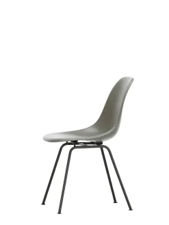 Eames Fiberglass Chair DSX, sortlakeret fra<Vitra Best