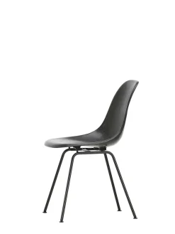 Eames Fiberglass Chair DSX, sortlakeret fra<Vitra Best