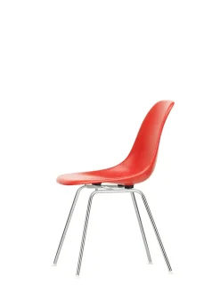 Eames Fiberglass Chair DSX, krom fra<Vitra Outlet