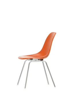 Eames Fiberglass Chair DSX, krom fra<Vitra Outlet
