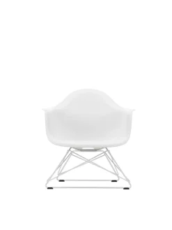 Eames Plastic Armchair LAR, hvidlakeret fra<Vitra Sale