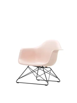 Eames Plastic Armchair LAR, sortlakeret fra<Vitra Clearance