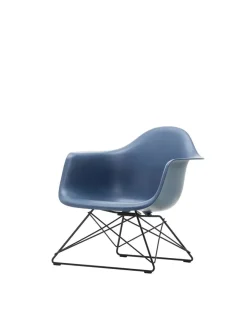 Eames Plastic Armchair LAR, sortlakeret fra<Vitra Clearance