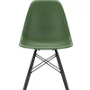 Eames Plastic Side Chair DSW, sortlakeret ahorntræ fra<Vitra Hot