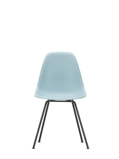 Eames Plastic Side Chair DSX, sort pulverlakeret fra<Vitra Hot