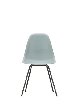 Eames Plastic Side Chair DSX, sort pulverlakeret fra<Vitra Hot