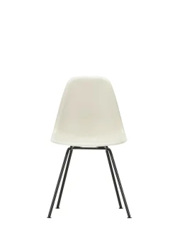 Eames Plastic Side Chair DSX, sort pulverlakeret fra<Vitra Hot