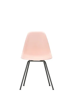 Eames Plastic Side Chair DSX, sort pulverlakeret fra<Vitra Hot