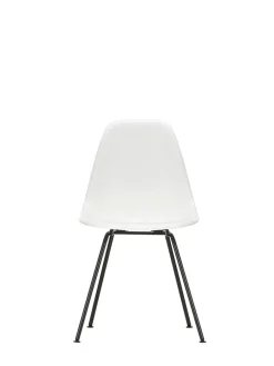 Eames Plastic Side Chair DSX, sort pulverlakeret fra<Vitra Hot