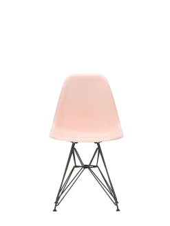 Eames Plastic Side Chair DSR, sort pulverlakeret fra<Vitra New