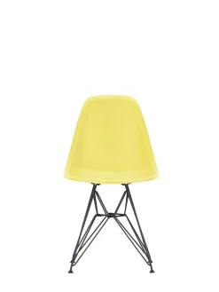 Eames Plastic Side Chair DSR, sort pulverlakeret fra<Vitra New