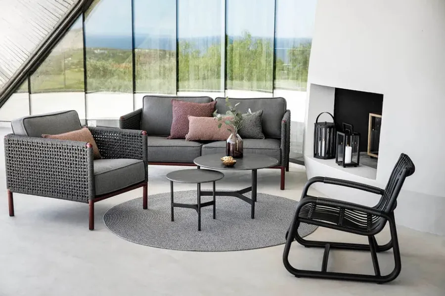 Encore 2-pers. Sofa, Soft Rope fra<Cane-line New