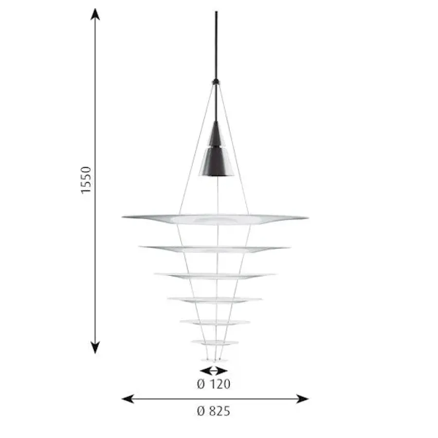 Enigma 825 fra<Louis Poulsen New