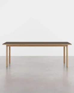 ESSENTIAL OAK spisebord 220x90 cm Espresso, fra<Tablelab Outlet