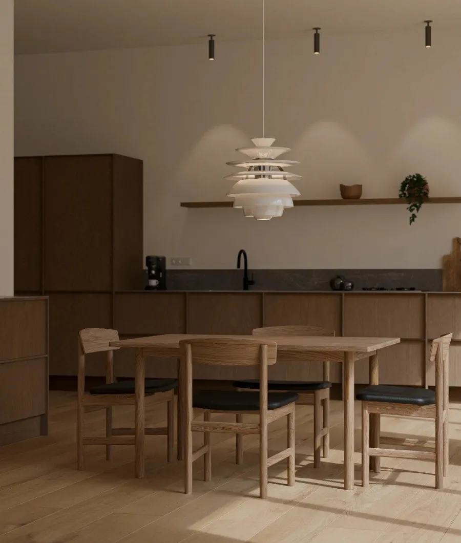 ESSENTIAL OAK spisebord 220x90 cm egetræsfinér, fra<Tablelab New