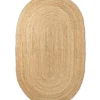 Eternal Oval Jute Rug - Natural fra<Ferm Living Best