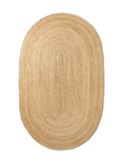 Eternal Oval Jute Rug - Natural fra<Ferm Living Best