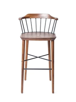Exchange Bar Stool SH 75, walnut fra<Stellar Works