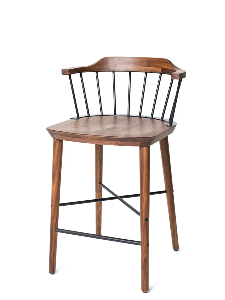 Exchange Counter Stool SH 61, walnut fra<Stellar Works Hot