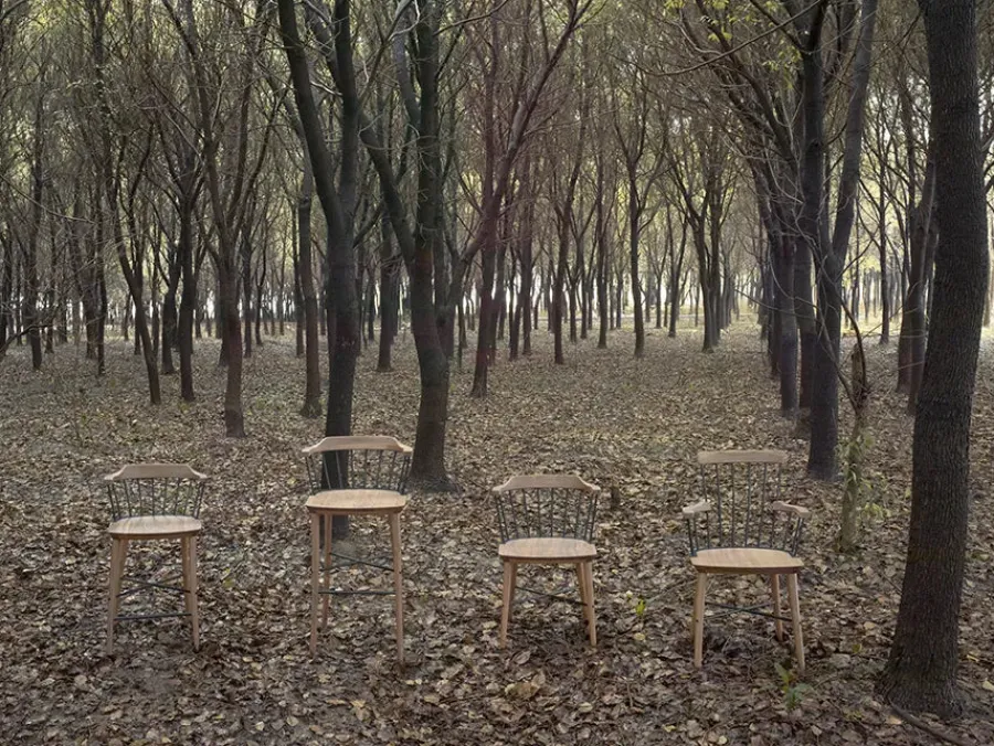 Exchange Counter Stool SH 61, walnut fra<Stellar Works Hot