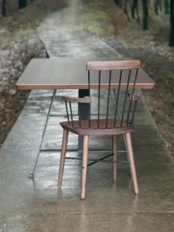 Exchange Highback Chair, walnut fra<Stellar Works Hot