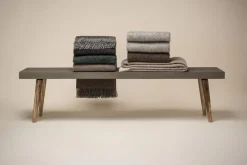 Fanø Plaid, pebbles beige fra<Silkeborg Uldspinderi Sale