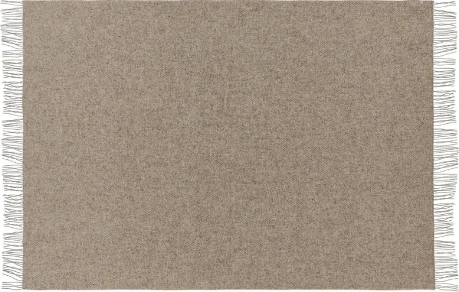 Fanø Plaid, pebbles beige fra<Silkeborg Uldspinderi Sale