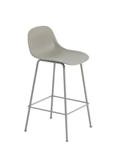Fiber Barstool tube w. back fra<Muuto Discount