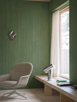 Fiber Lounge Armchair, Ecriture 240 grå swivel base fra<Muuto Clearance