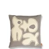 Figure Cushion, grey blue/off-white fra<Ferm Living Sale