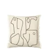 Figure Cushion, off-white/coffee fra<Ferm Living Best