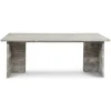 Fjer Sofabord 110 cm, travertin silver fra<Wabi Sabi Nordic Outlet