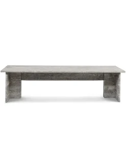 Fjer Sofabord 160 cm, travertin silver fra<Wabi Sabi Nordic Hot