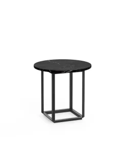 Florence sidebord Ø50, black marquina fra<New Works Best