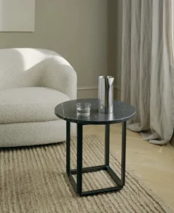 Florence sidebord Ø50, white viola fra<New Works New