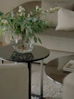 Florence sidebord Ø50, white viola fra<New Works New