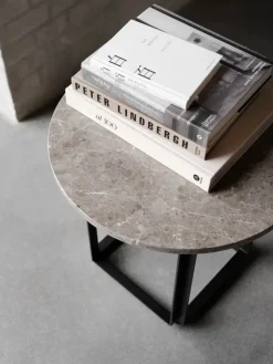 Florence sidebord Ø50, white viola fra<New Works New