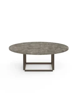 Florence sofabord Ø90, black marquina fra<New Works