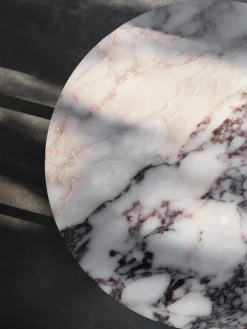 Florence Sofabord Ø90, gris du marais/beige grey fra<New Works Online