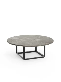 Florence Sofabord Ø90, gris du marais/beige grey fra<New Works Online