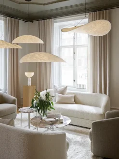 Florence sofabord Ø90, white viola fra<New Works New