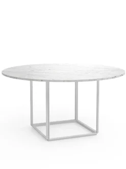 Florence spisebord Ø145, white viola fra<New Works Clearance