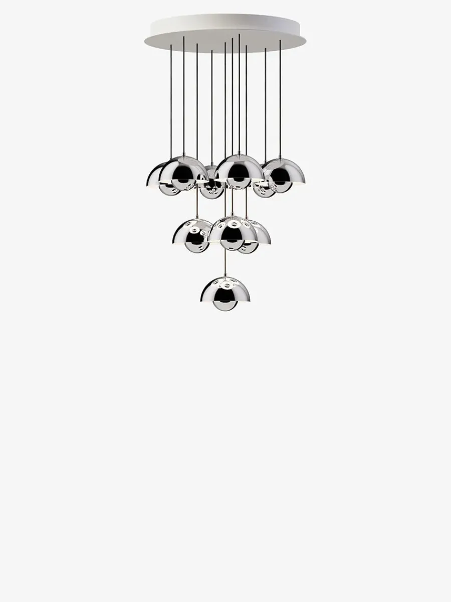 Flowerpot Chandelier VP10, 10 pendants fra<&Tradition Discount