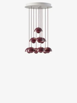Flowerpot Chandelier VP10, 10 pendants fra<&Tradition Discount
