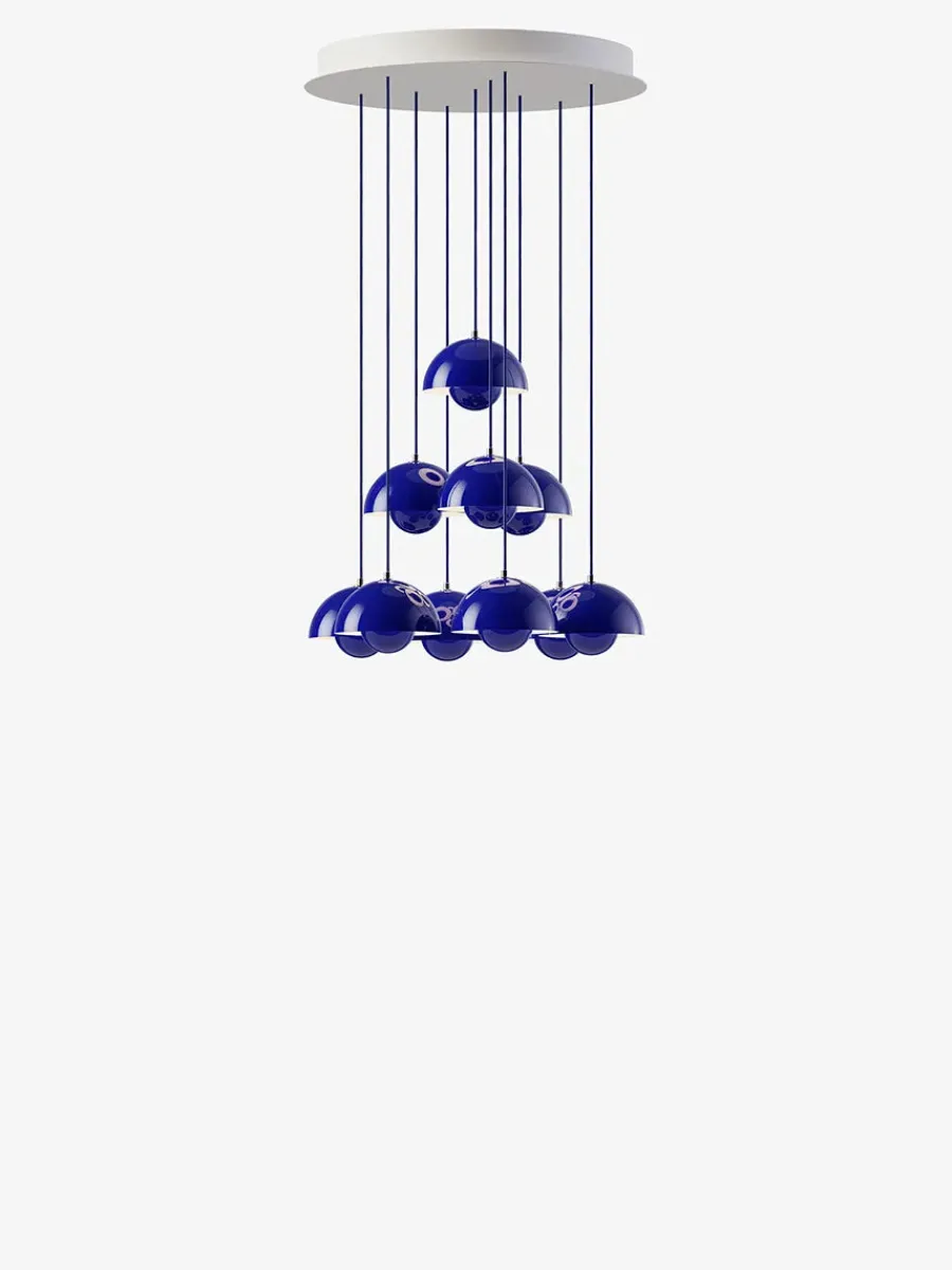 Flowerpot Chandelier VP10, 10 pendants fra<&Tradition Discount